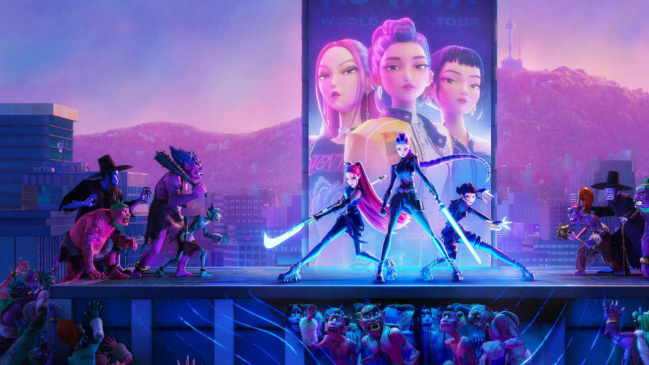 Rumi Mira e Zoey in KPop Demon Hunters